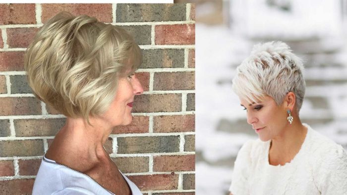 Модні зачіски на коротке волосся для жінок 50 років.
